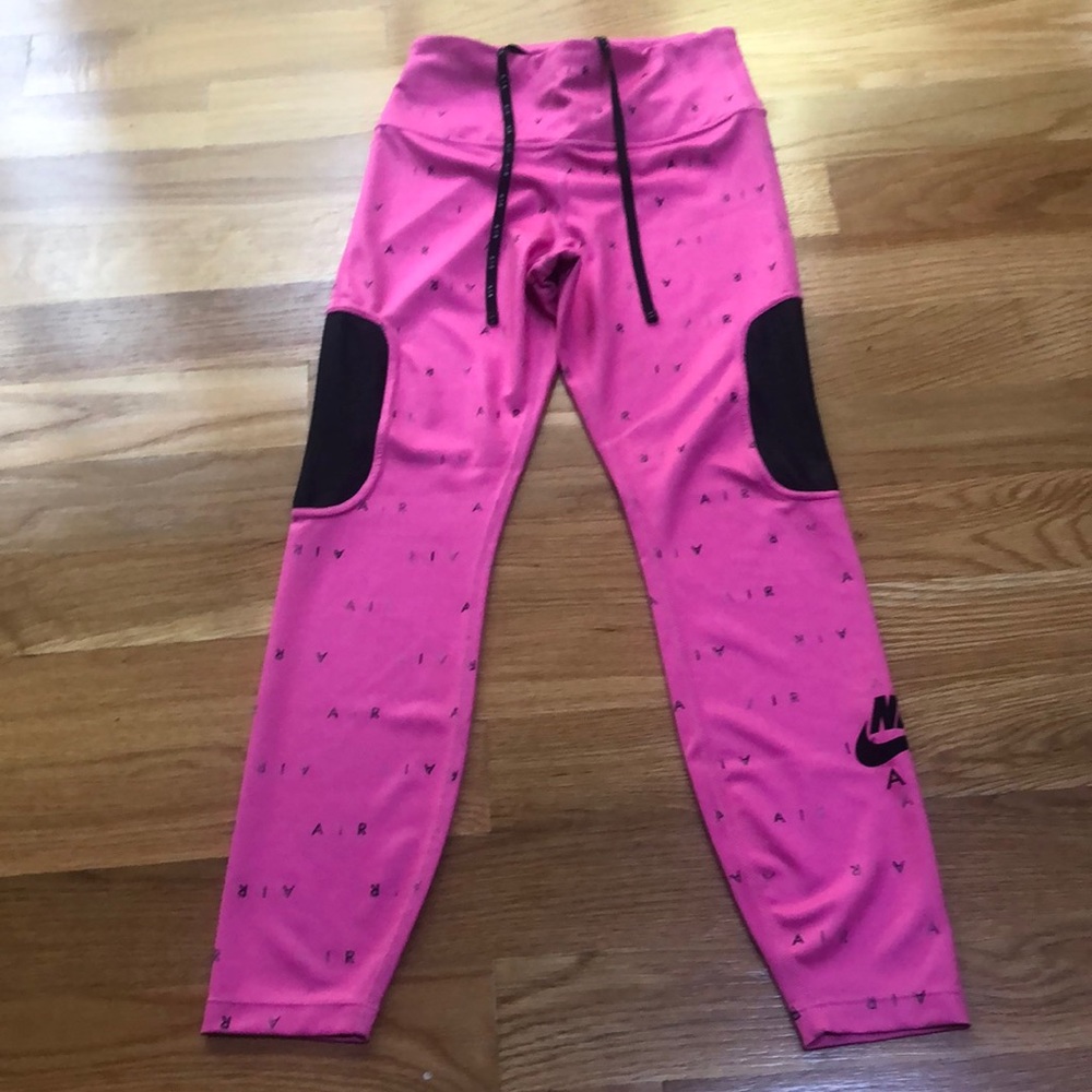 Nike Air DRI-FIT athletic pants/leggings XS Barbie pink!